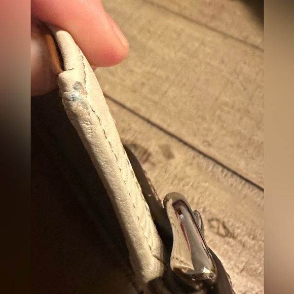 Vintage coach off white and brown wallet - Picture 11 of 11